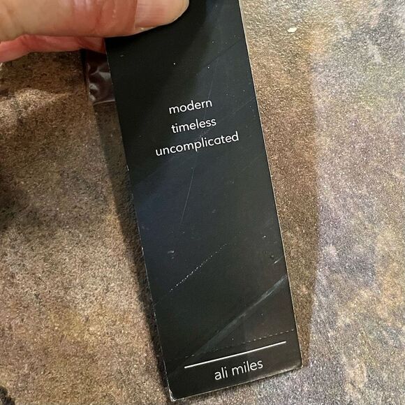 NWT Ali Miles Sparkle Blush 3/4 Sleeve Embroidered Sweater Sheer Back Small - Picture 14 of 14